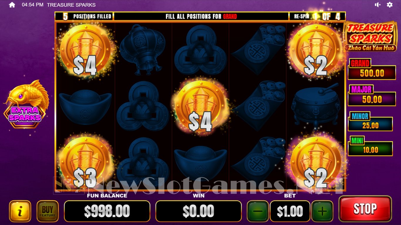 Treasure Sparks Slot Slot Image in Demo - pic. 4