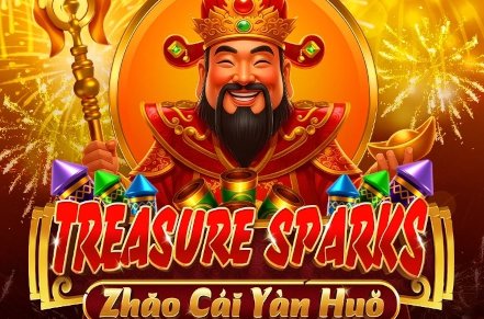 Treasure Sparks Slot Logo