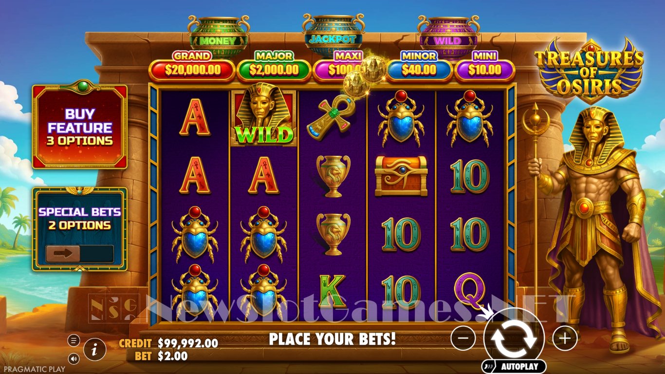 Treasures of Osiris Slot Slot Image in Demo - pic. 3