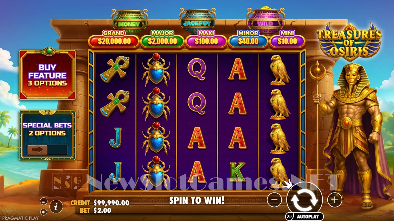 Treasures of Osiris Slot Slot Image in Demo - pic. 4