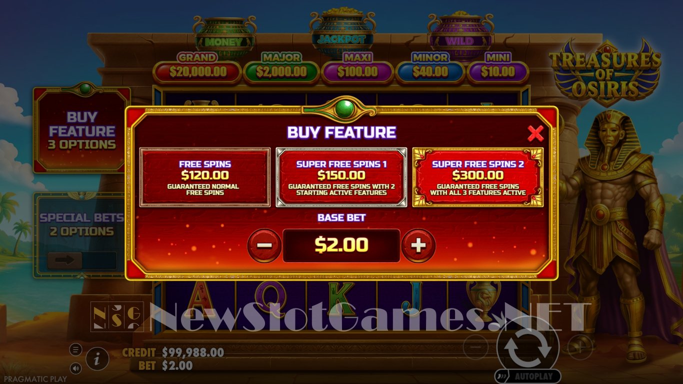 Treasures of Osiris Slot Slot Image in Demo - pic. 5