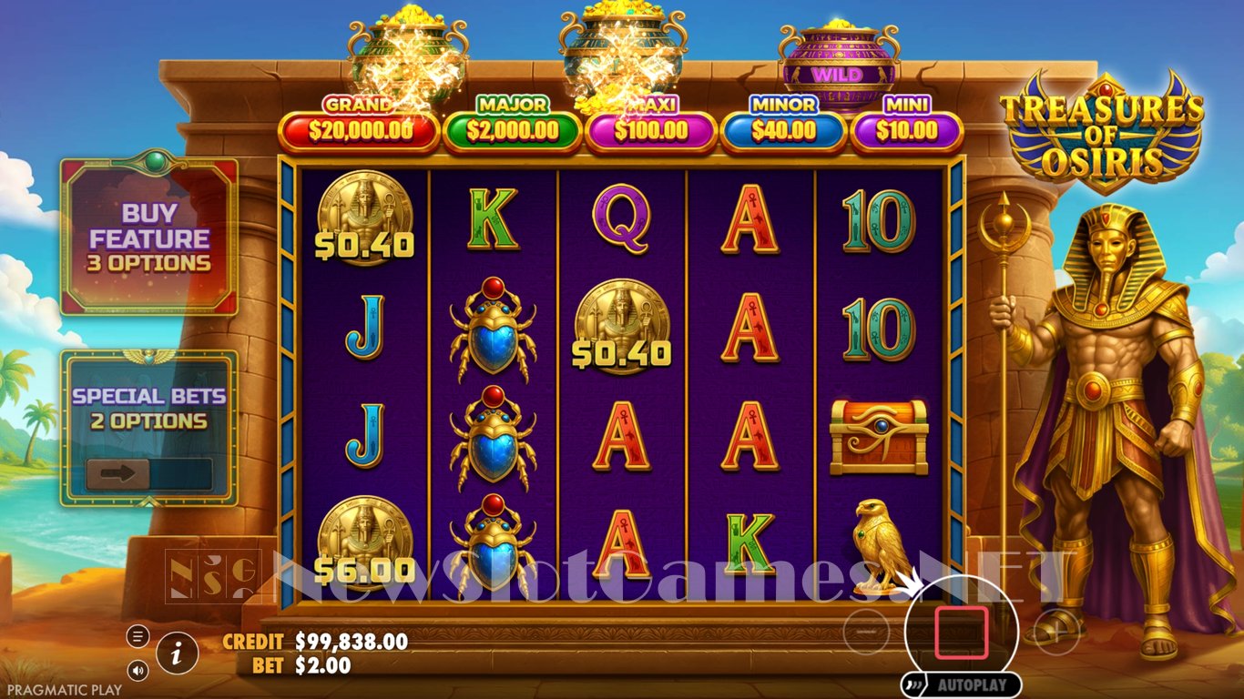 Treasures of Osiris Slot Slot Image in Demo - pic. 6
