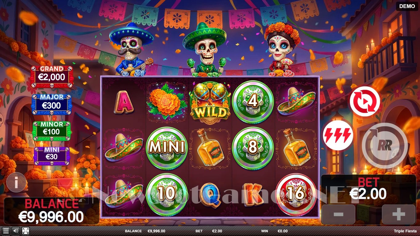 Triple Fiesta Slot Demo Image