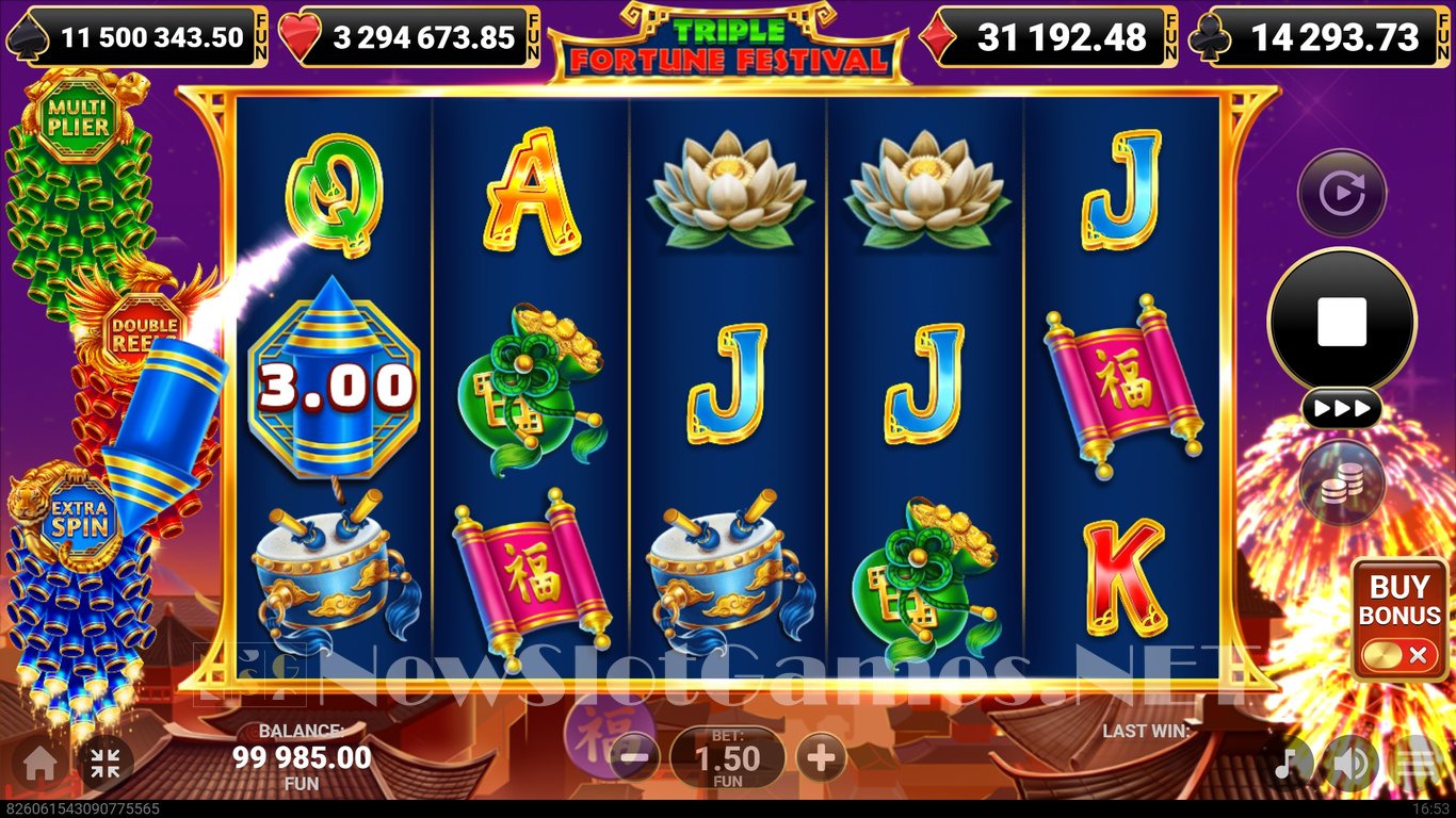 Triple Fortune Festival Slot Slot Image in Demo - pic. 4