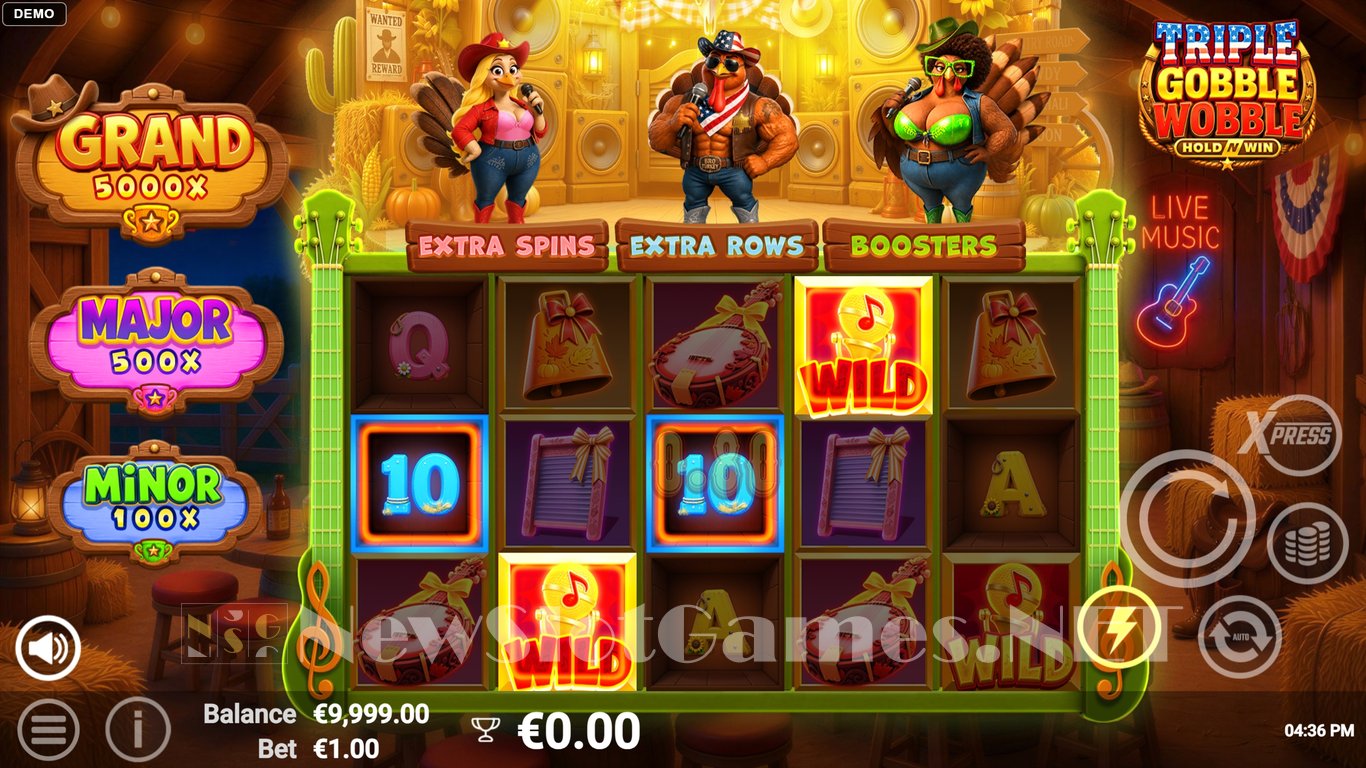 Triple Gobble Wobble Slot Demo Image