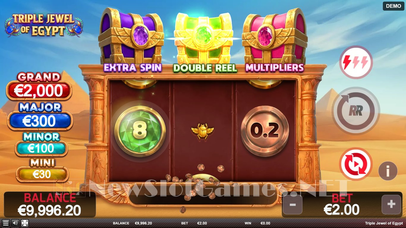 Triple Jewel of Egypt Slot Slot Image in Demo - pic. 2