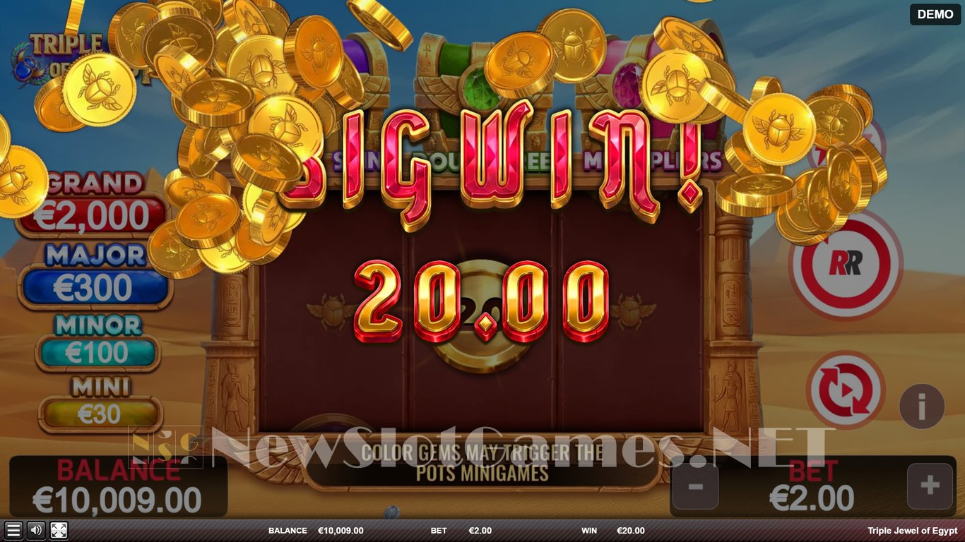 Triple Jewel of Egypt Slot Slot Image in Demo - pic. 4