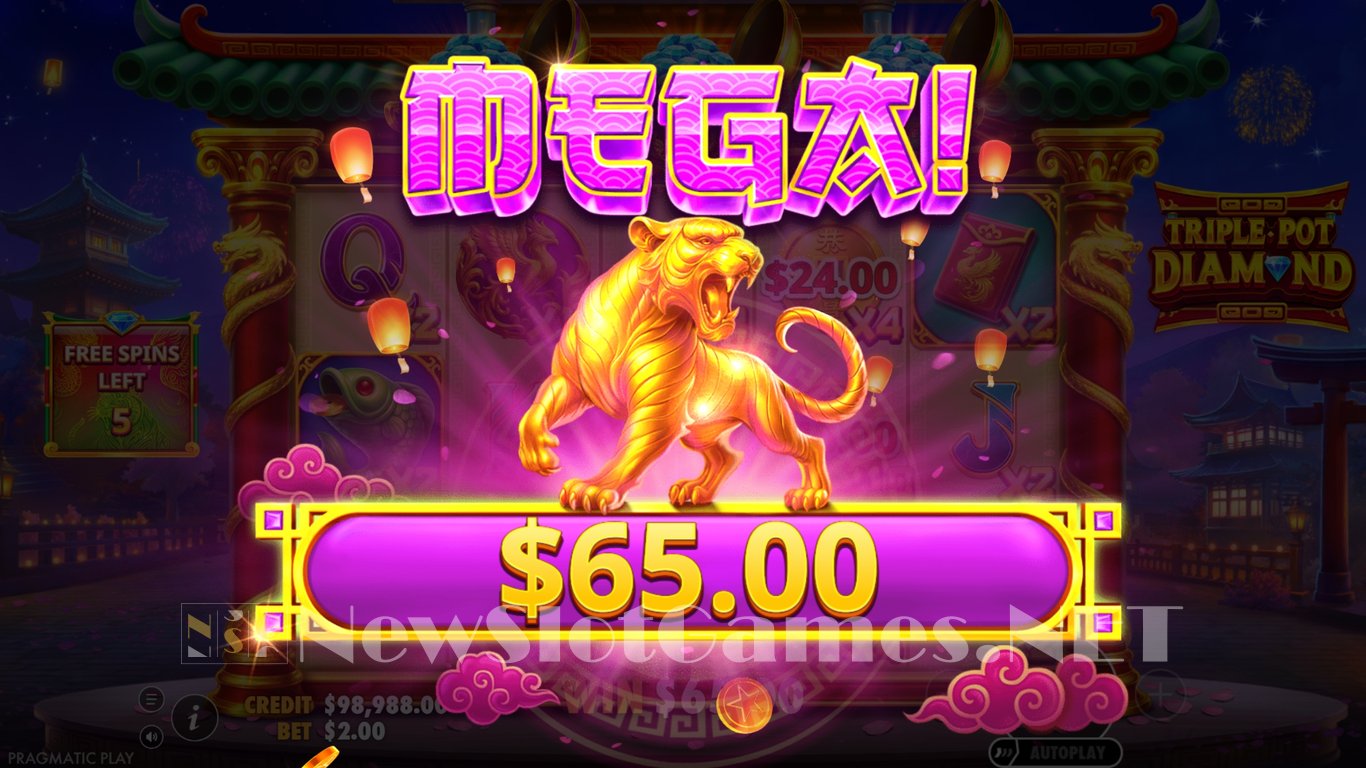 Triple Pot Diamond Slot Slot Image in Demo - pic. 10