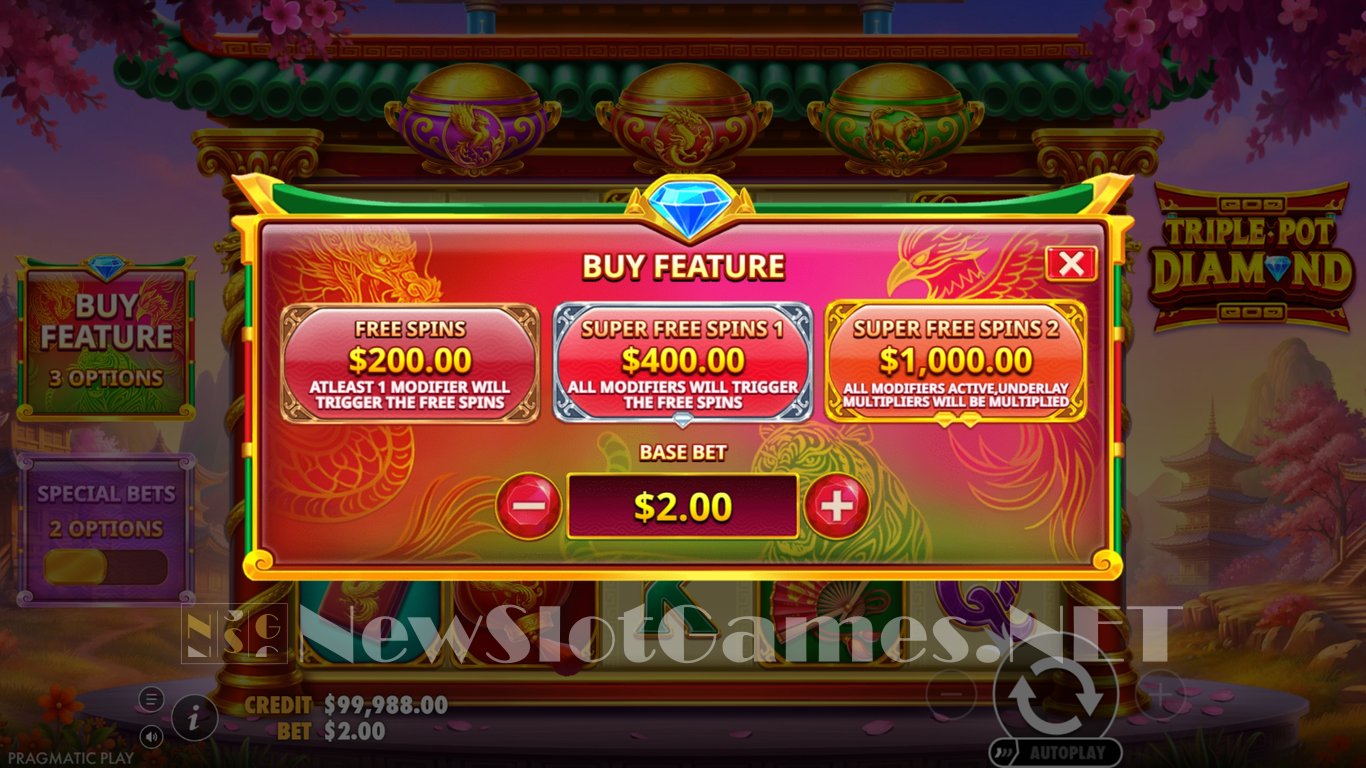 Triple Pot Diamond Slot Slot Image in Demo - pic. 5