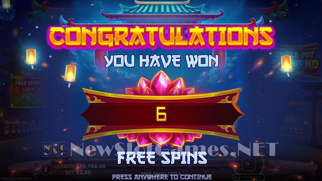 Triple Pot Diamond Slot Slot Image in Demo - pic. 8