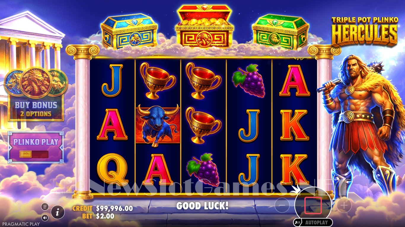 Triple Pot Plinko Hercules Game Slot Image in Demo - pic. 2