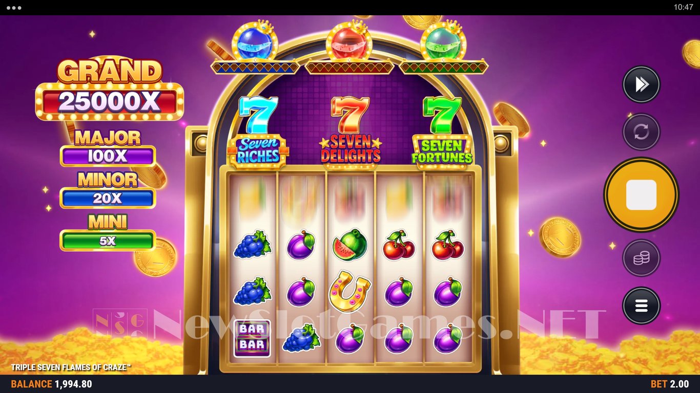 Triple Seven Flames of Craze Slot Slot Image in Demo - pic. 2
