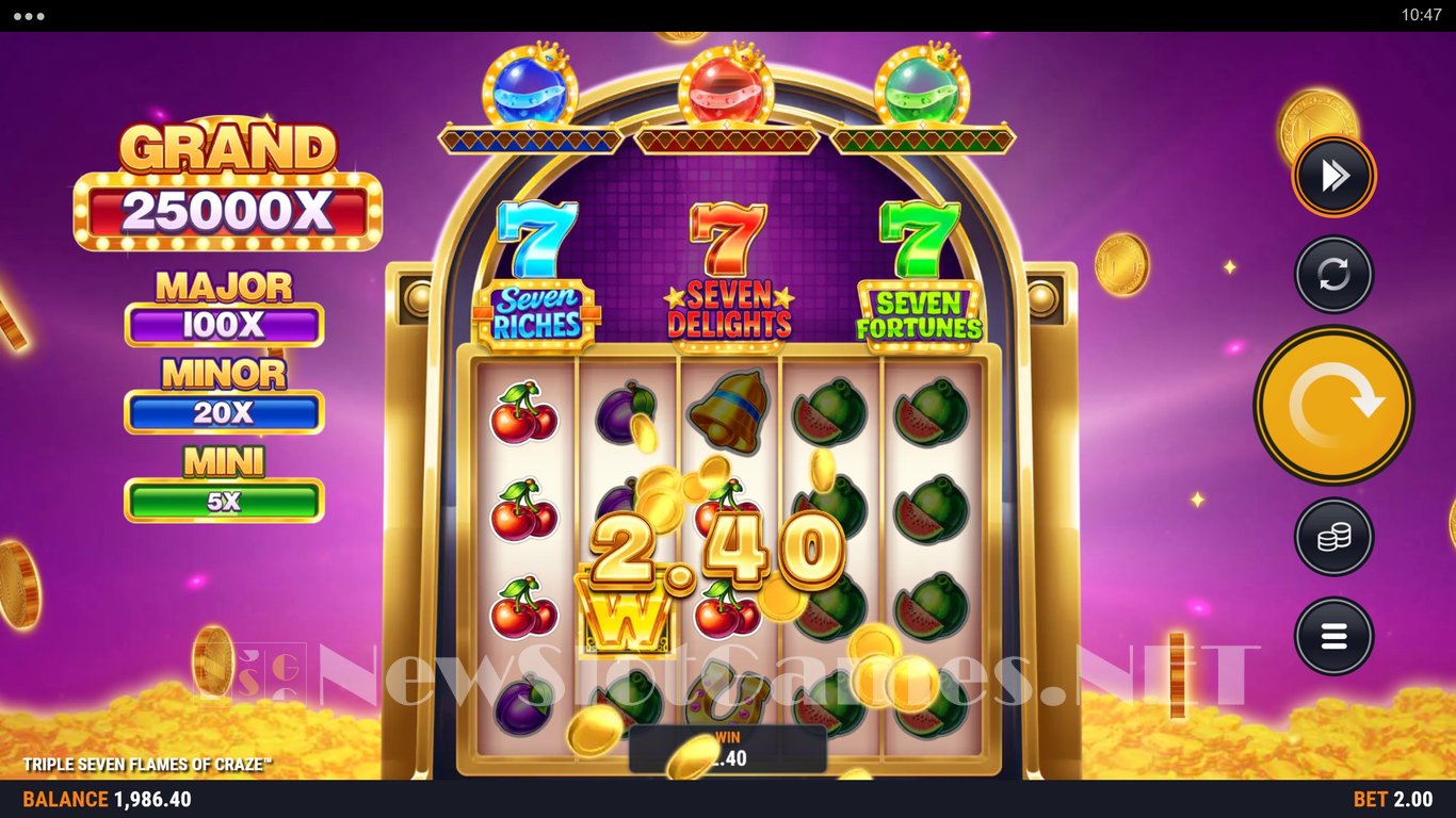 Triple Seven Flames of Craze Slot Slot Image in Demo - pic. 4