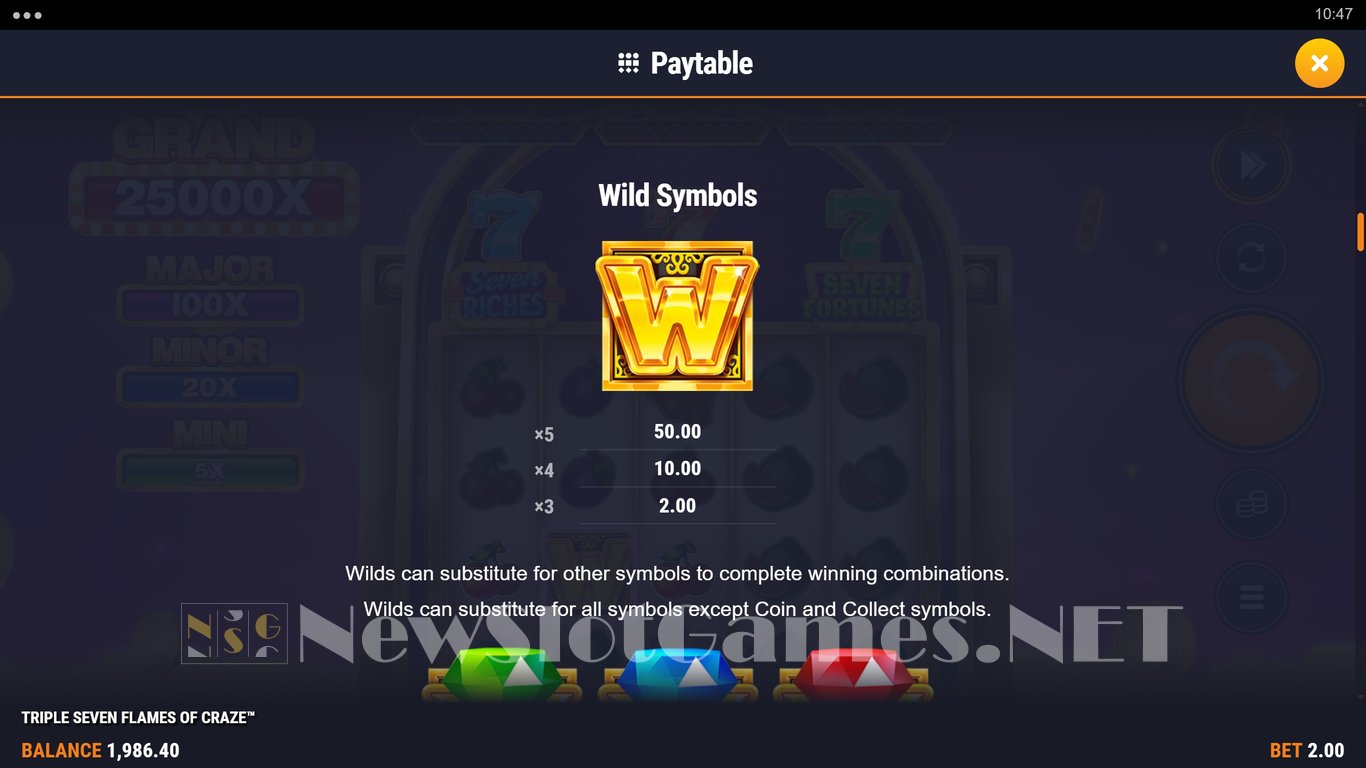 Triple Seven Flames of Craze Slot Slot Image in Demo - pic. 6