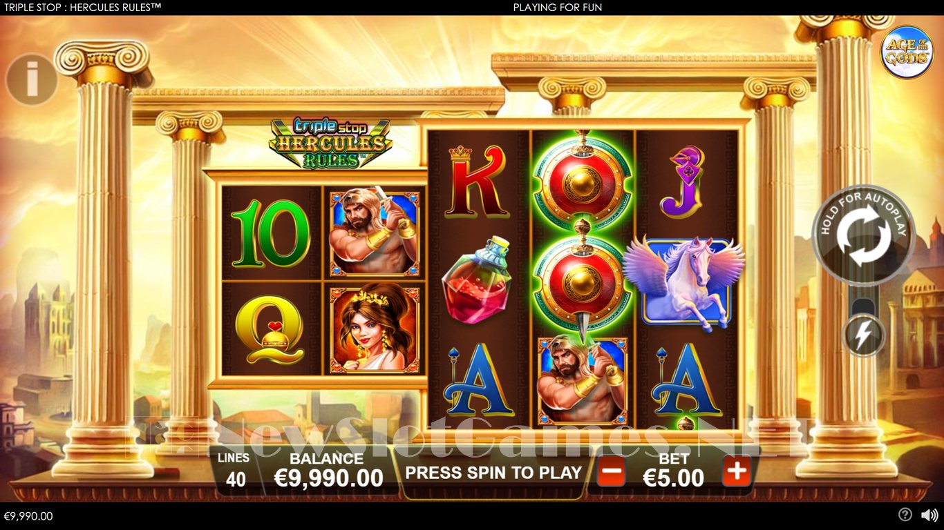Triple Stop Hercules Rules Slot Slot Image in Demo - pic. 2
