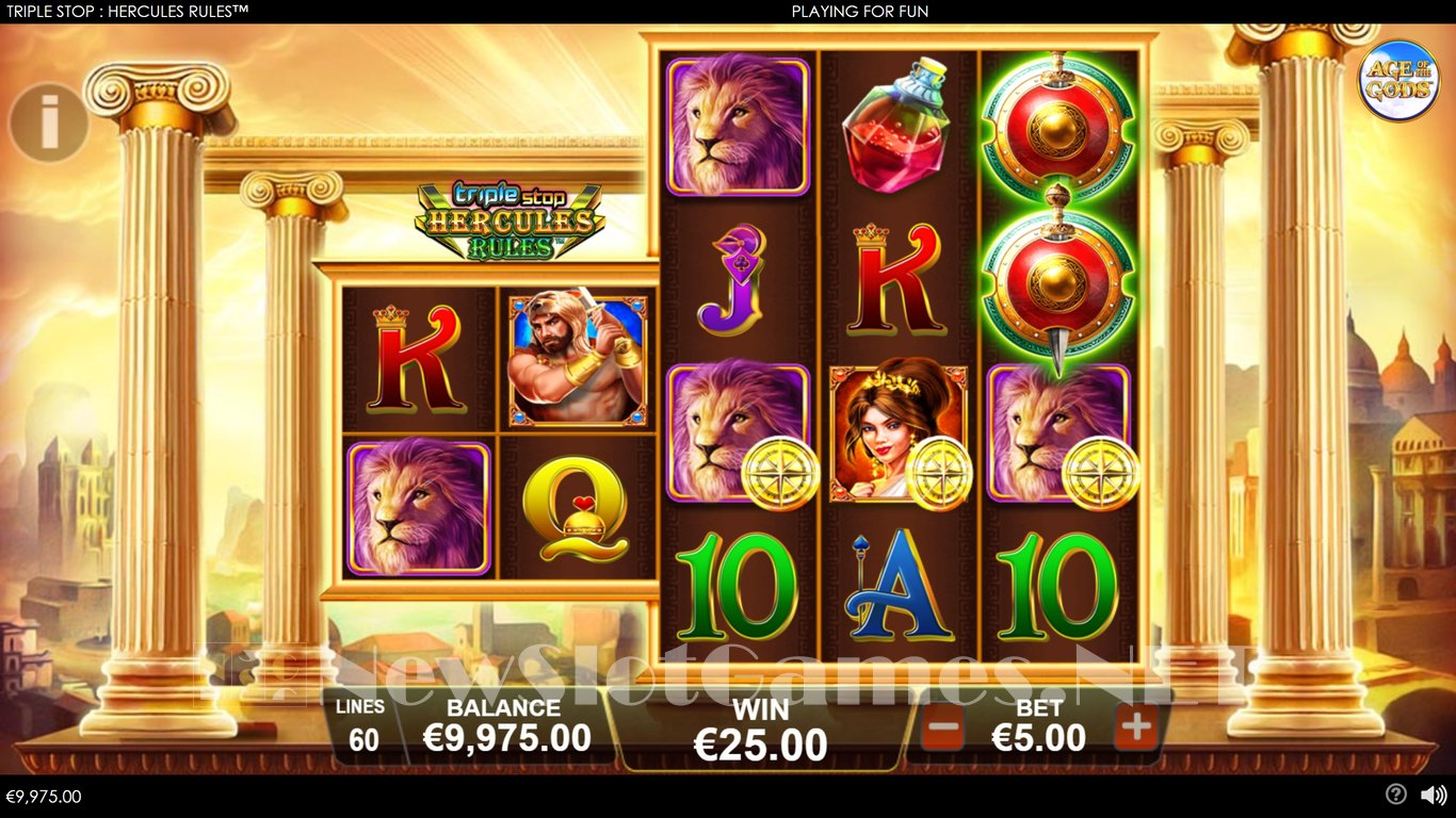 Triple Stop Hercules Rules Slot Slot Image in Demo - pic. 4