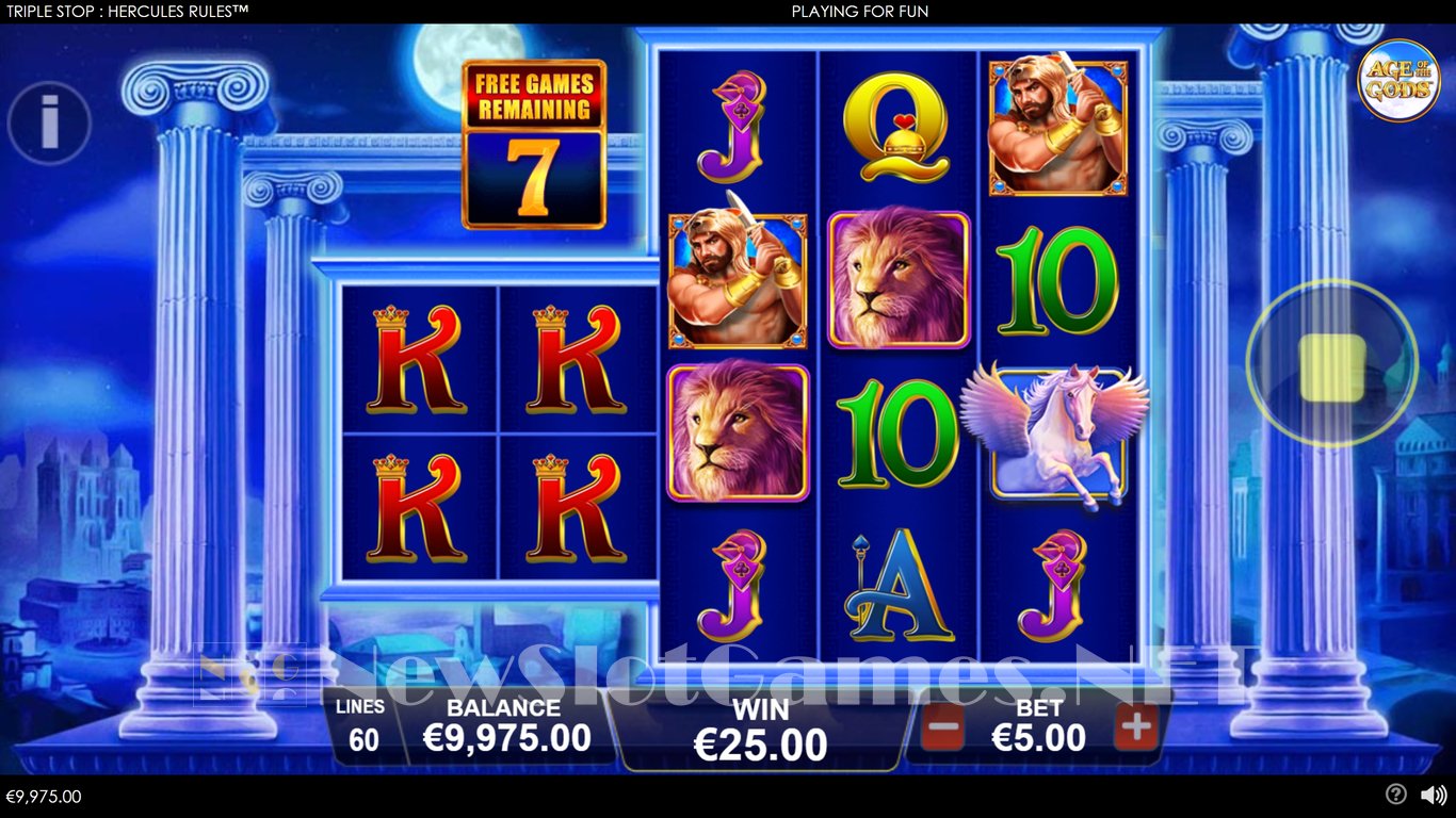 Triple Stop Hercules Rules Slot Slot Image in Demo - pic. 5