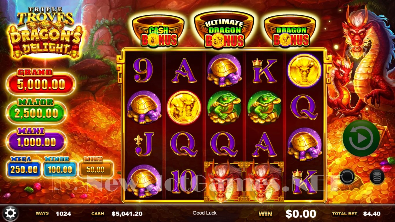 Triple Troves Dragons Delight Slot Slot Image in Demo - pic. 2