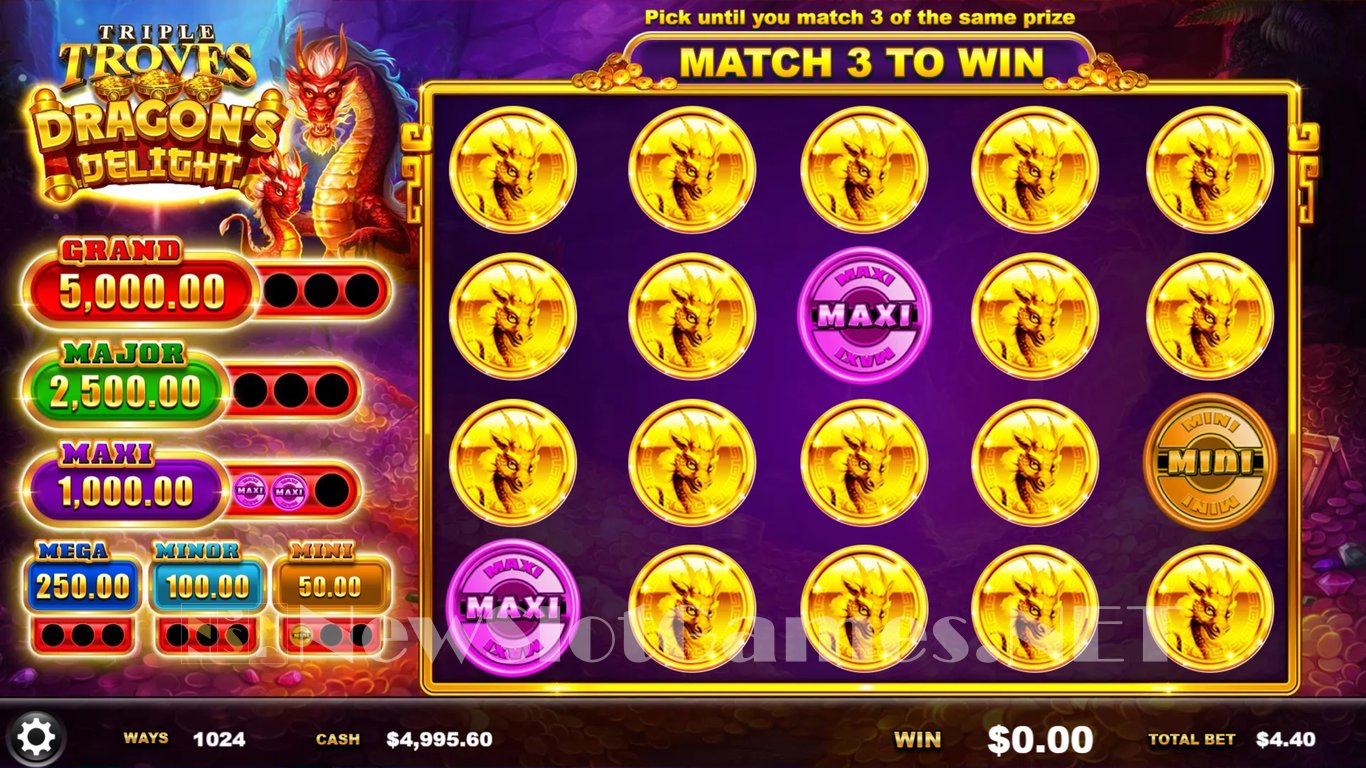 Triple Troves Dragons Delight Slot Slot Image in Demo - pic. 3