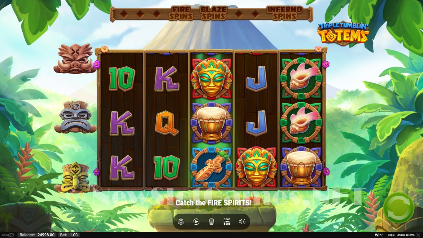Triple Tumblin Totems Slot Demo Image