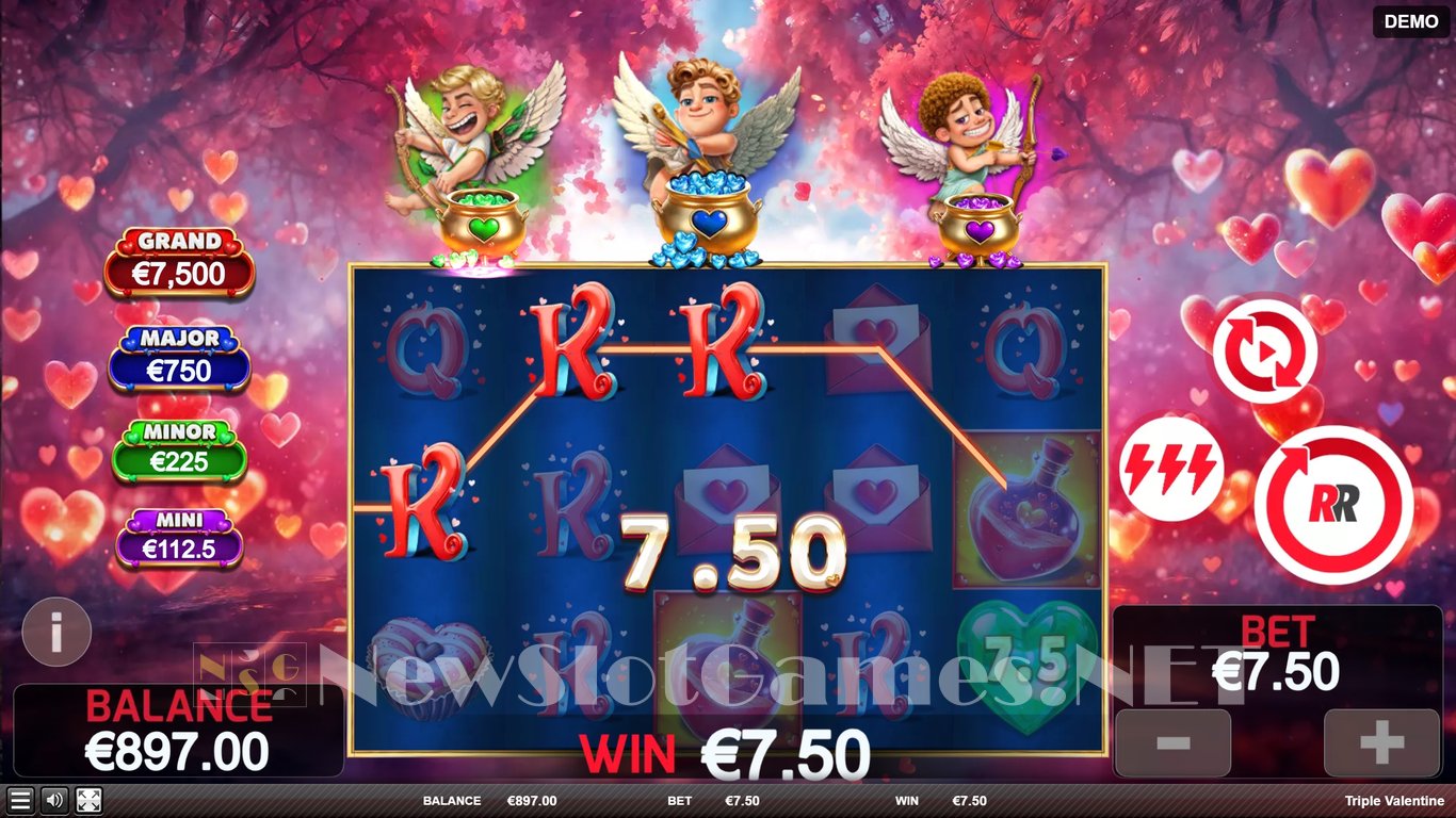 Triple Valentine Slot Slot Image in Demo - pic. 4