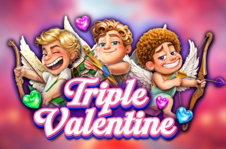 Triple Valentine Slot Logo