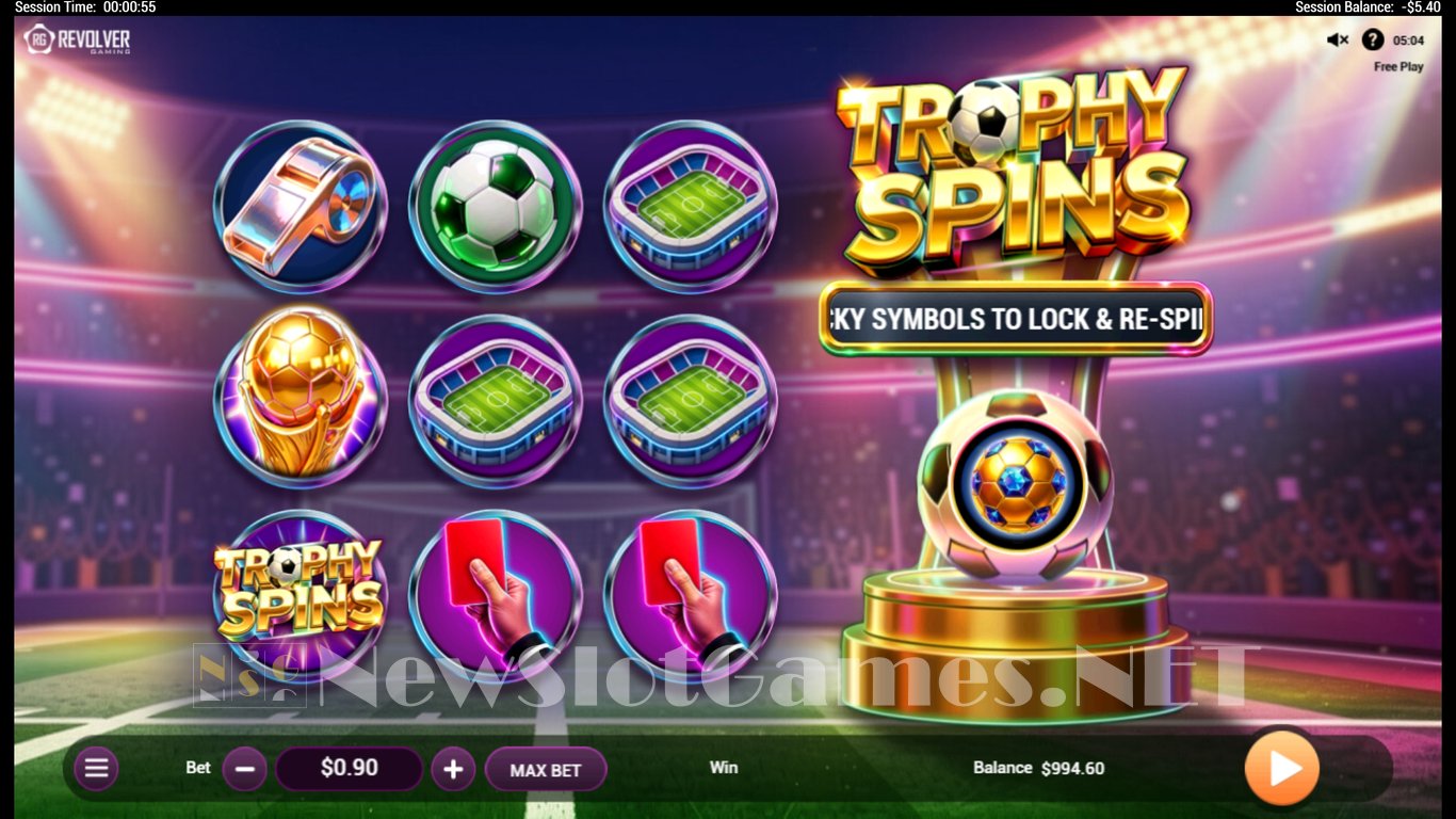Trophy Spins World Cup 26 Slot Demo Image