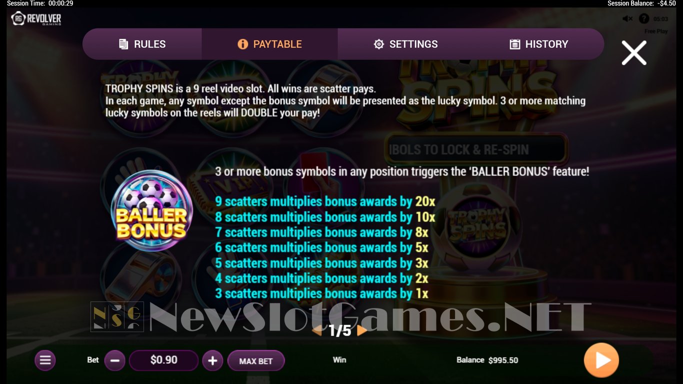 Trophy Spins World Cup 26 Slot Slot Image in Demo - pic. 4