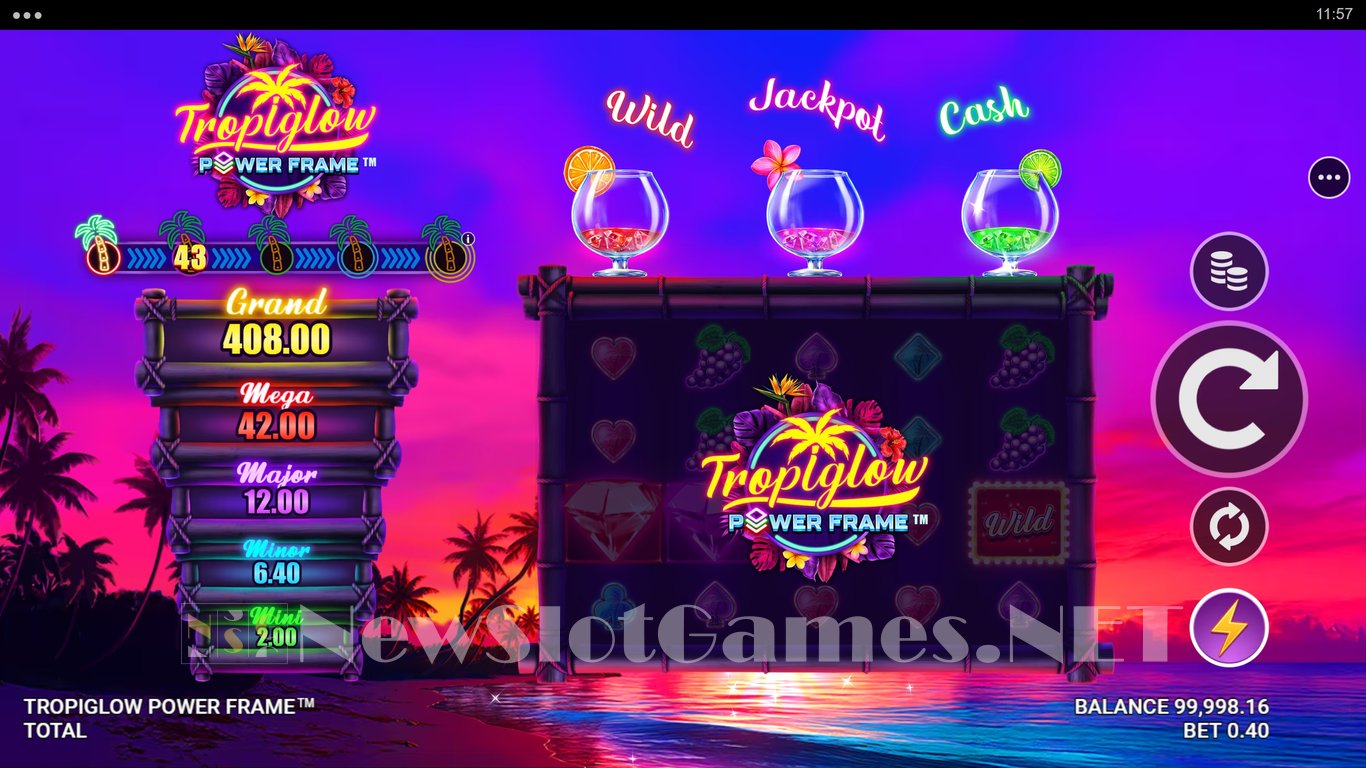 Tropiglow Power Frame Slot Demo Image
