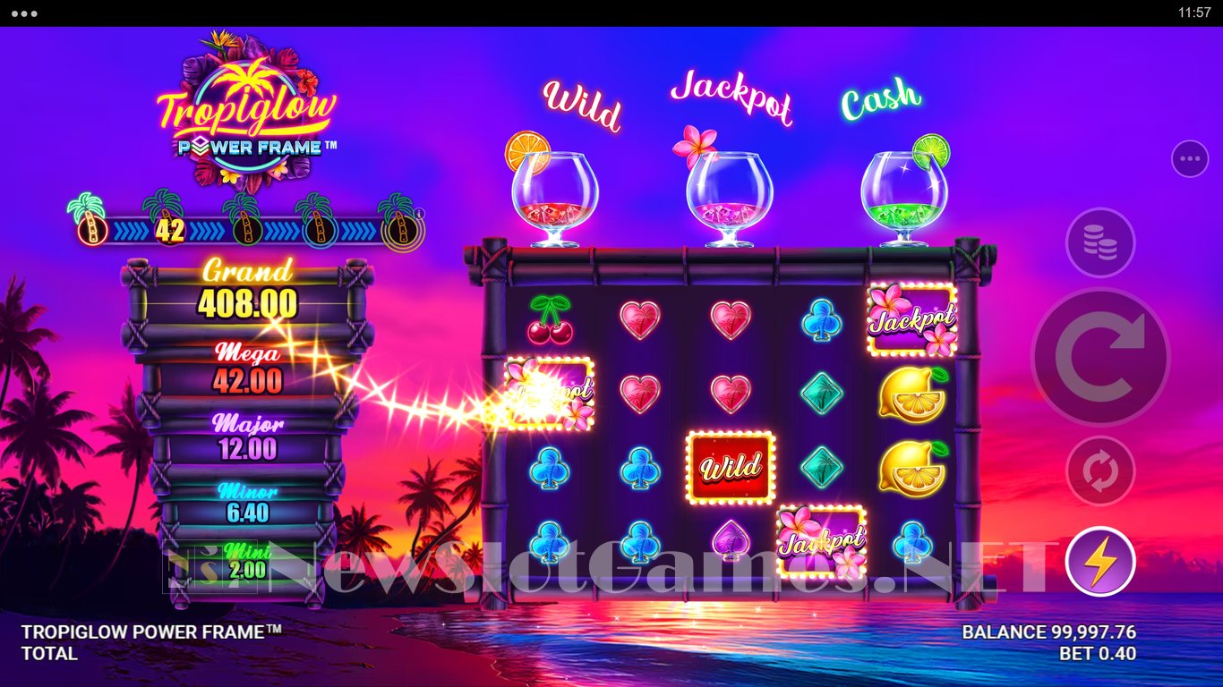 Tropiglow Power Frame Slot Slot Image in Demo - pic. 2