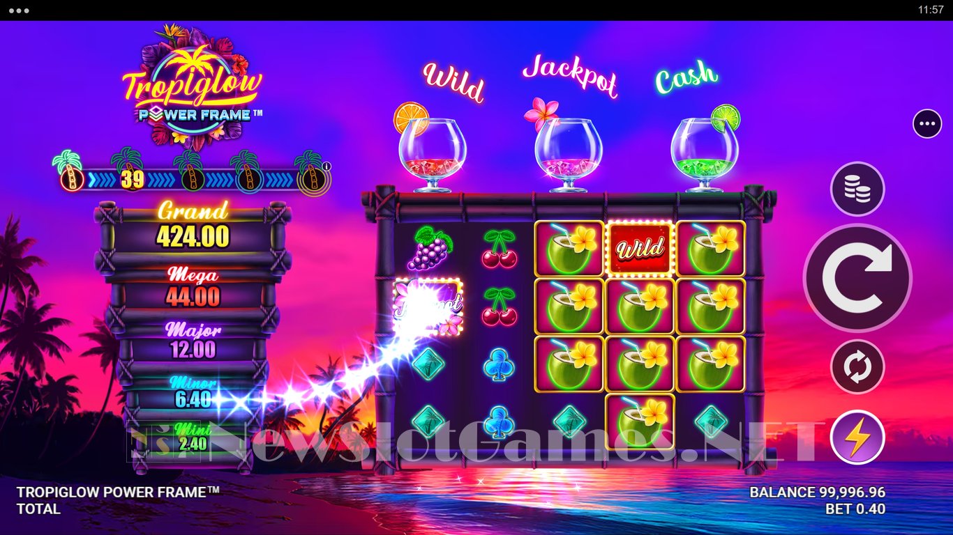 Tropiglow Power Frame Slot Slot Image in Demo - pic. 3