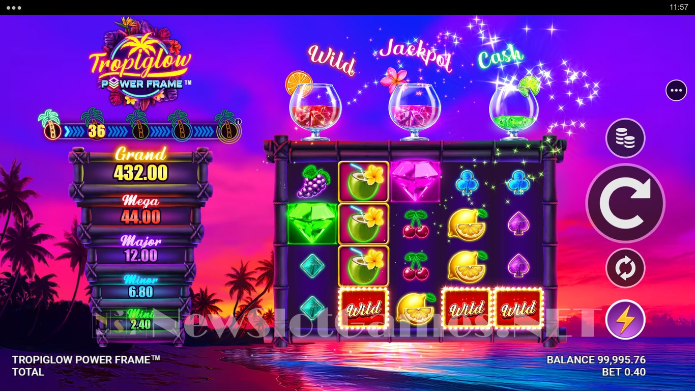 Tropiglow Power Frame Slot Slot Image in Demo - pic. 4