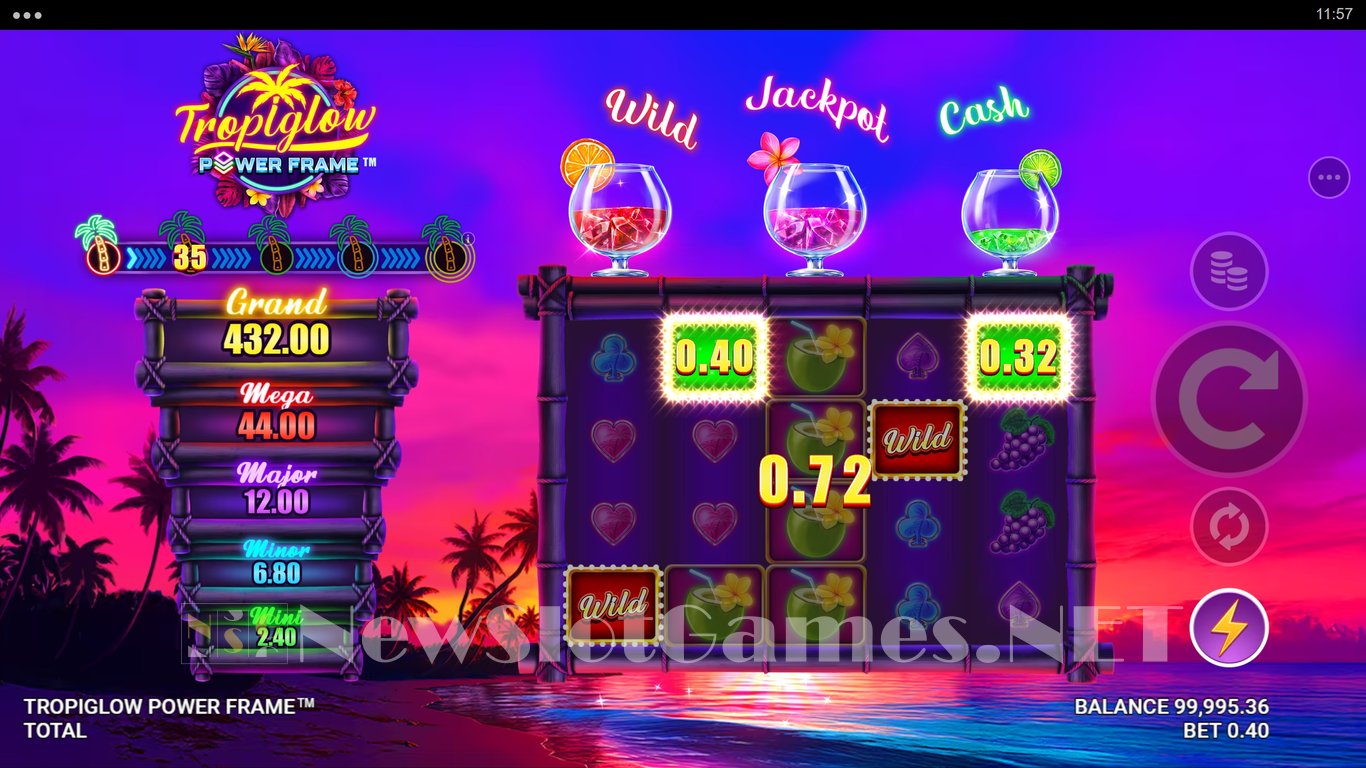 Tropiglow Power Frame Slot Slot Image in Demo - pic. 5