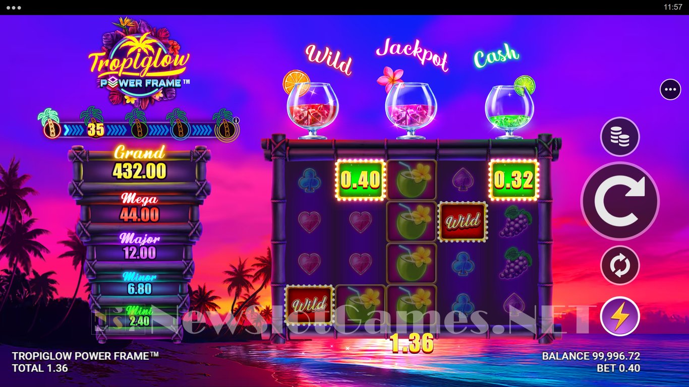 Tropiglow Power Frame Slot Slot Image in Demo - pic. 6