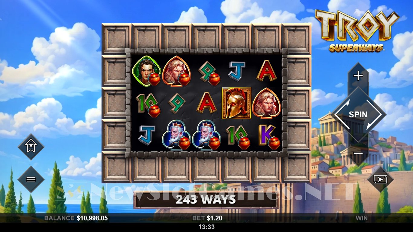 Troy SuperWays Slot Demo Image