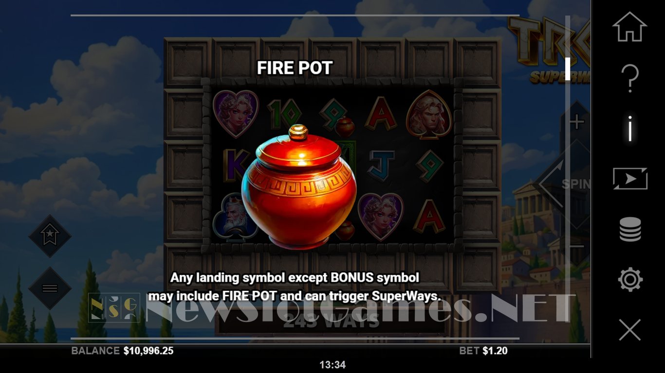 Troy SuperWays Slot Slot Image in Demo - pic. 7