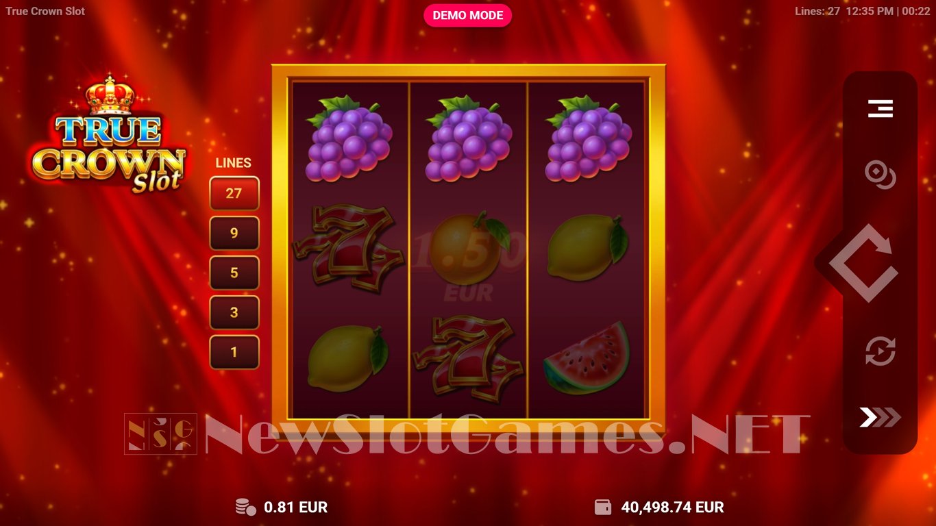 True Crown Slot Slot Image in Demo - pic. 3