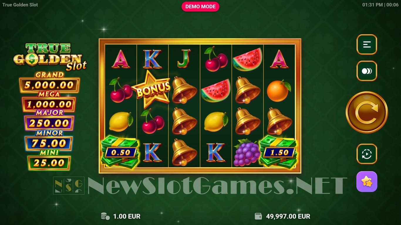 True Golden Slot Slot Image in Demo - pic. 3