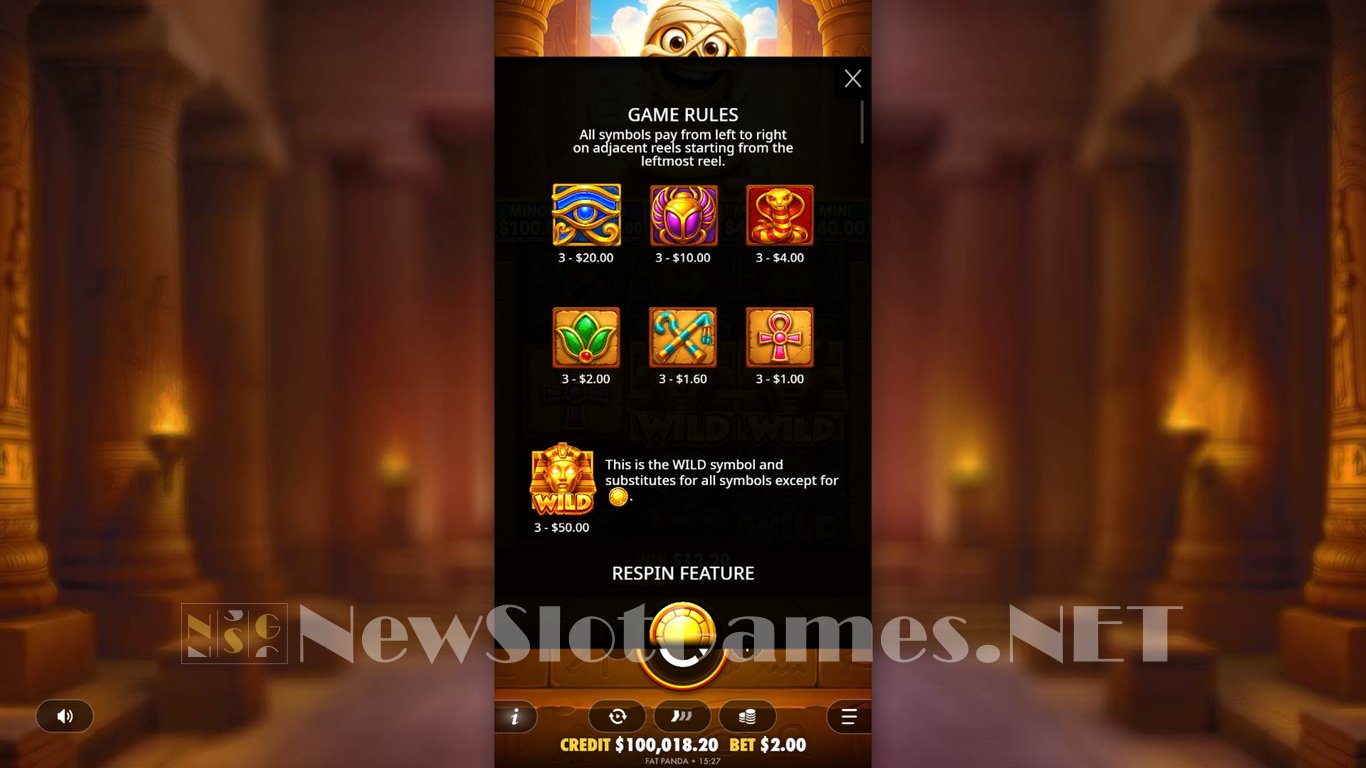 Tuts Treasure Tower Slot Slot Image in Demo - pic. 5