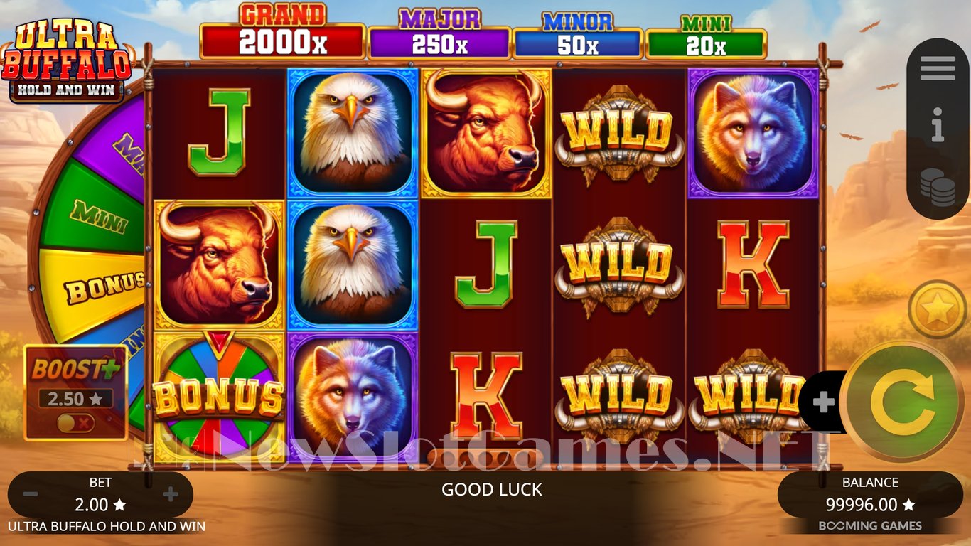 Ultra Buffalo Hold and Win Slot Demo Image