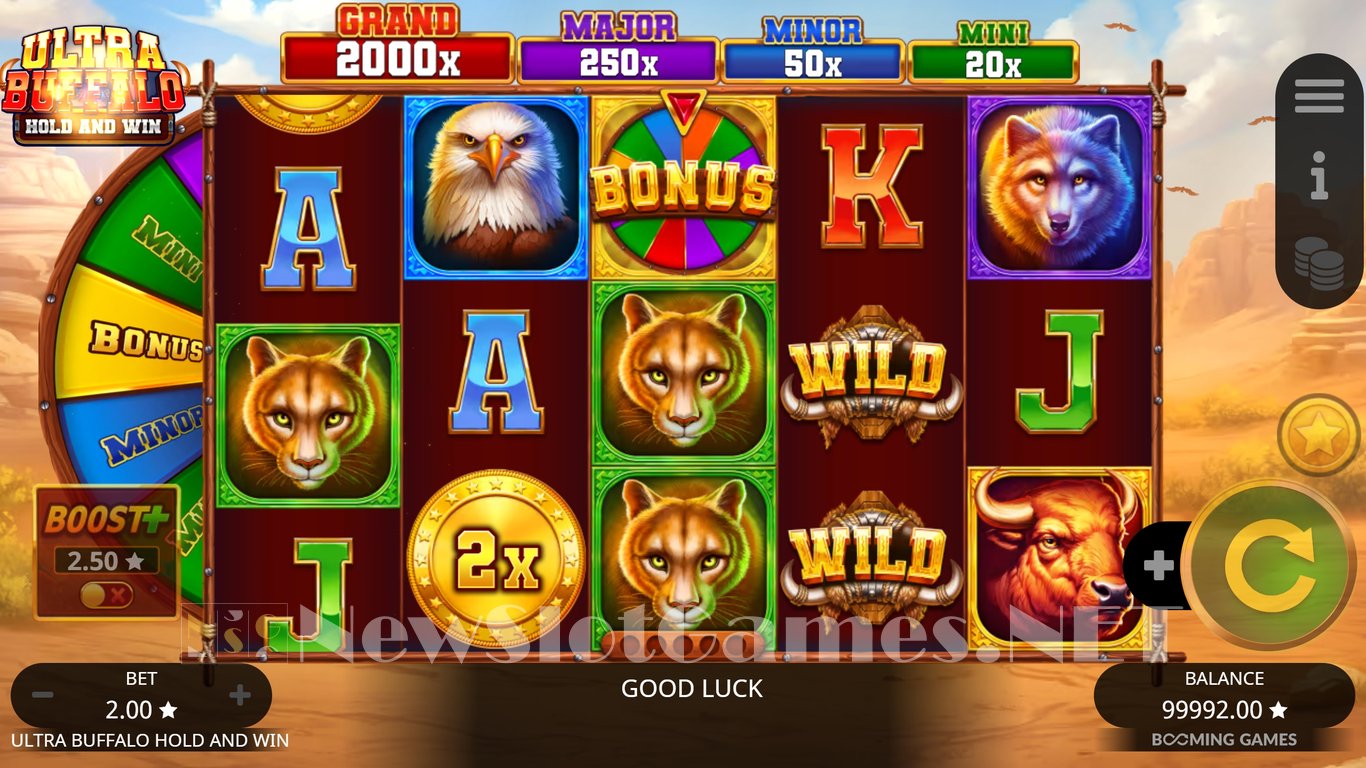 Ultra Buffalo Hold and Win Slot Review & Demo by Booming Games - Play ...
