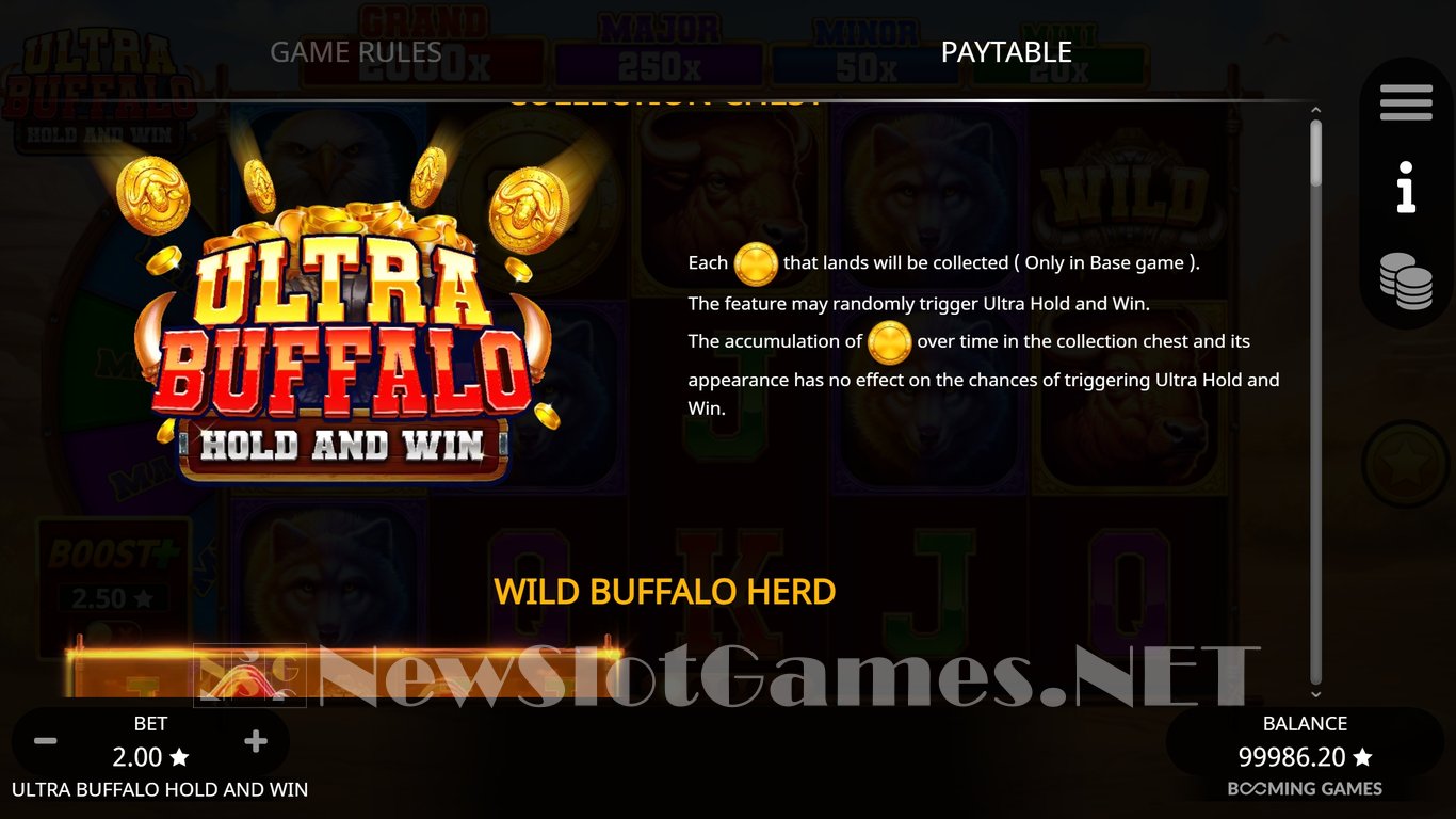 Ultra Buffalo Hold and Win Slot Review & Demo by Booming Games - Play ...