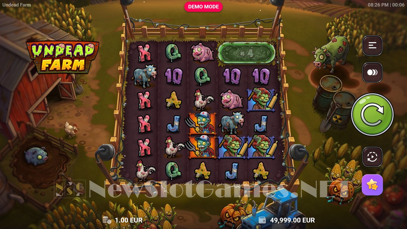Undead Farm Slot Demo Image