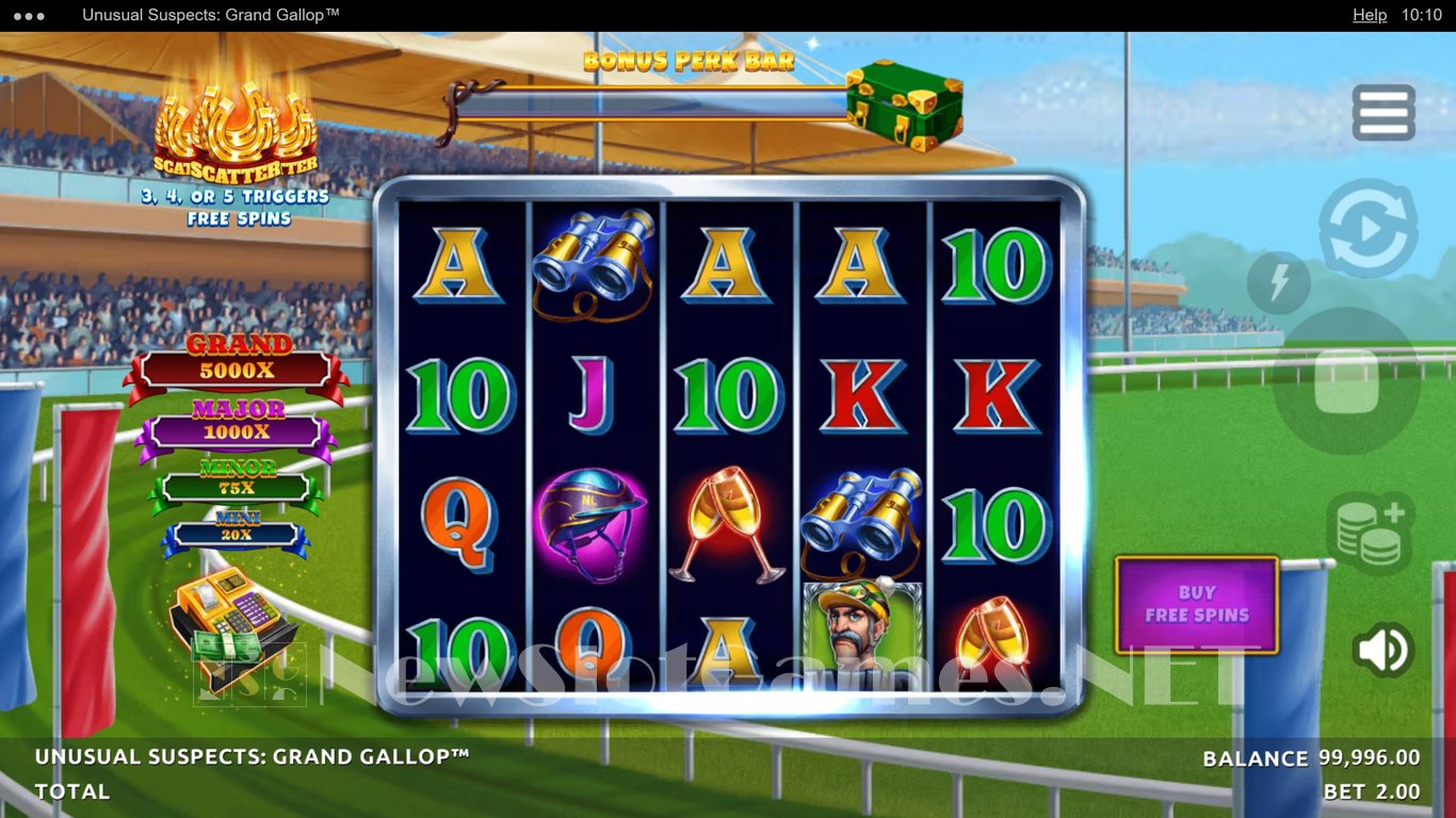 Unusual Suspects Grand Gallop Slot Demo Image