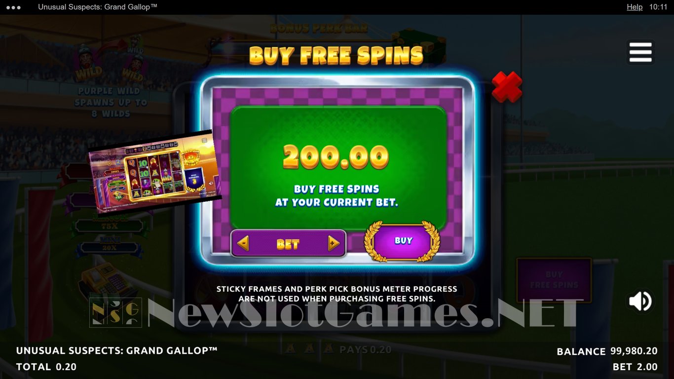 Unusual Suspects Grand Gallop Slot Slot Image in Demo - pic. 4