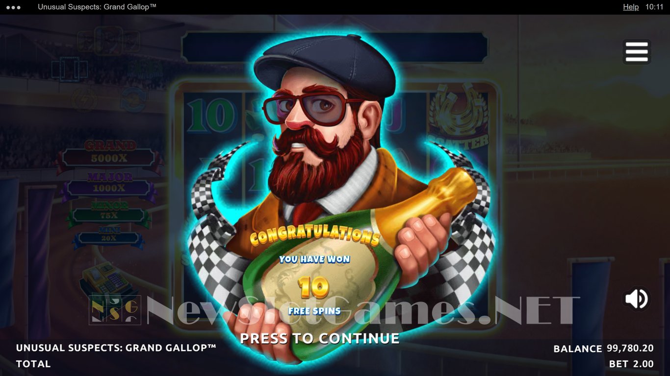 Unusual Suspects Grand Gallop Slot Slot Image in Demo - pic. 6
