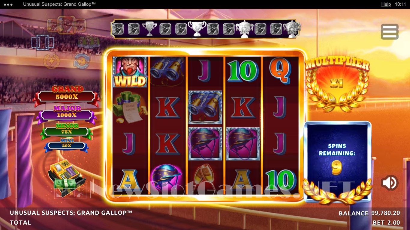 Unusual Suspects Grand Gallop Slot Slot Image in Demo - pic. 7