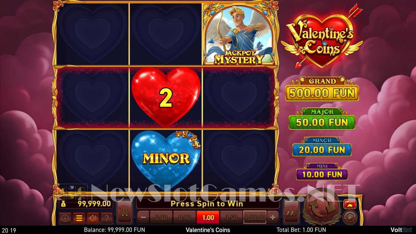 Valentines Coins Slot Demo Image