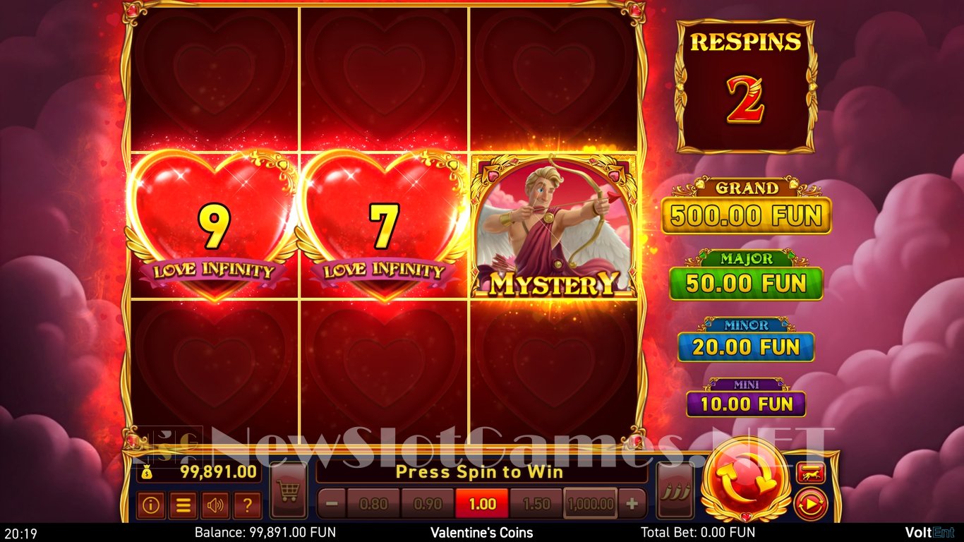 Valentines Coins Slot Slot Image in Demo - pic. 7