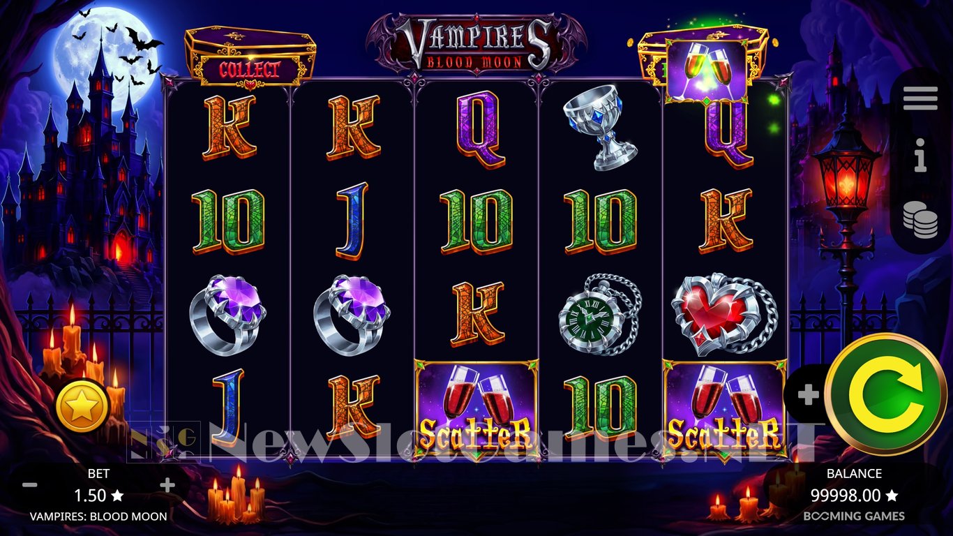 Vampires Blood Moon Slot Demo Image